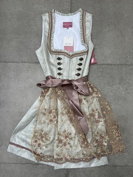 Dirndl  Gr. 40 von Krüger mit Spitzenschürze Rocklänge 60 cm, UVP 189€