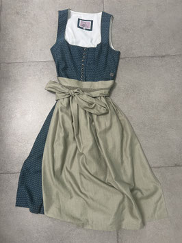 Dirndl Sabella Gr. 40 petrol / mint von Marjo, UVP 270€