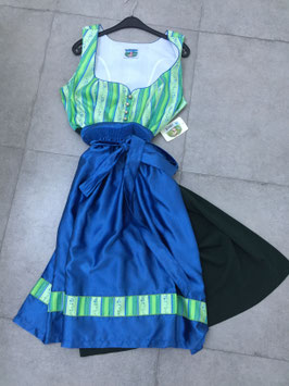 grün/blaues Dirndl in Gr. 36. Der Rock hat eine länge von 70 cm und ist dunkelgrün. UVP 220 EUR