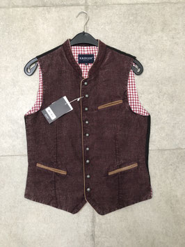 Weste von Krüger Buam in bordeaux Gr. 46 und 48, UVP 90 EUR