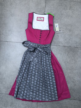hübsches Dirndl in pink grau von Stockerpoint in Gr. 36, UVP 150 EUR