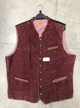Weste Oliver aus Leinen weinrot Gr. 60, UVP 95 EUR