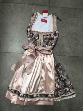 Dirndl mit Blumen in Gr. 34 rosé von Krüger, UVP 180 EUR