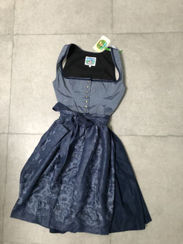 Dirndl silber-blau von Turi Landhaus in Größe 40, UVP 230 EUR