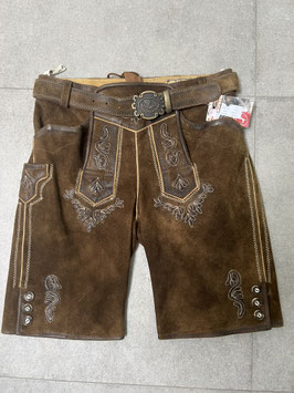 Lederhose Robert mit Gürtel aus Wildbock in Gr. 46, UVP 230€