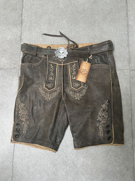 Lederhose Markus mit Gürtel Gr. 52, UVP 220€