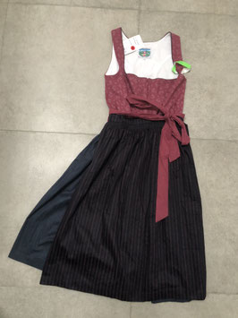 Dirndl Gr 38 dunkelbeere schwarz dunkelblau von Turi Landhaus, UVP 250€