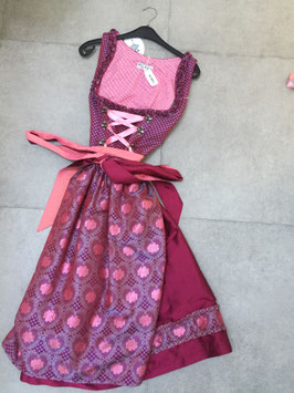 Dirndl von MELEGA in Größe 42 in lila beere, Neupreis 274,95 EUR