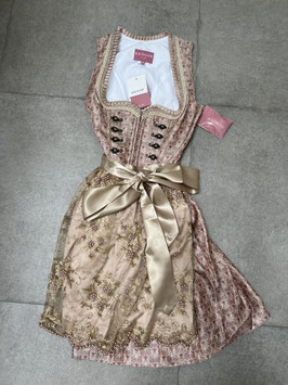 Dirndl Eleonor Gr. 38 von Krüger mit Spitzenschürze Rocklänge 50 cm, UVP 199€