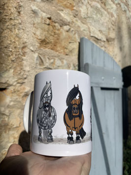 Mug brochette de poneys