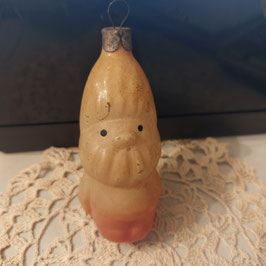 B1144 oude kerstbal kerstman 8 cm