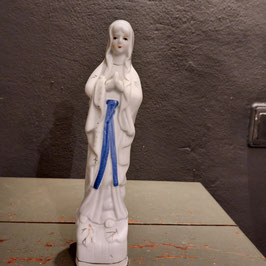 lief brocante Mariabeeld van porselein, hoogte 23 cm