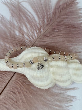 Mondsteinarmband beige
