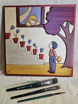 Il piccolo Romeo 30x30cm
