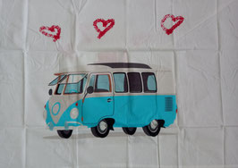Kissenbezug Pfulmenbezug ( Grösse 65 x 100 cm ) Dessin Bus