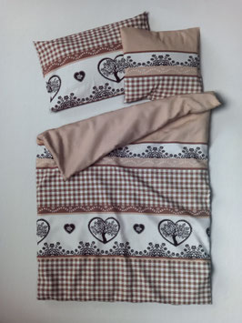 BARCHENT/FLANELL/BIBER BETTWÄSCHE TOP QUALITÄT Dessin Romantic