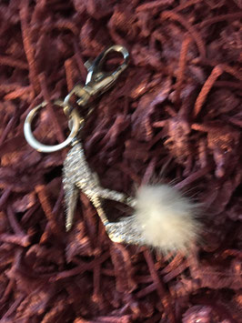Modeschmuck Schlüssel-, Taschenanhänger mit Kristallen