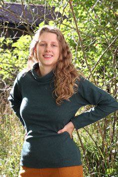 GROOTEN-THAL  Merino-Pullover - tanngrün
