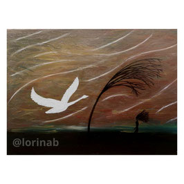 Face à la tempête · Impression d'art