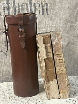 Antiker Flaschenleder Koffer