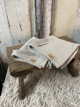 Geschirr Handtuch /  Natural Beige 100 % Leinen