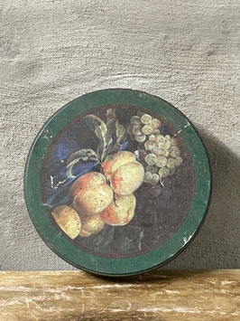 Vintage Blechschatulle mit schönem Dekor !