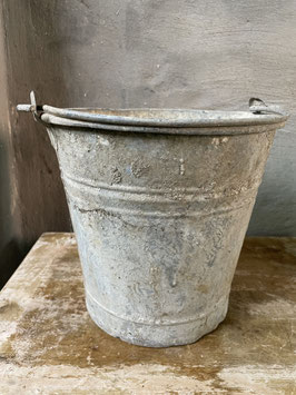 Zinkeimer mit schöner Patina