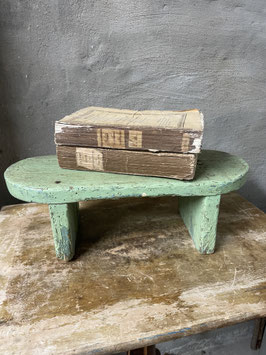 Holzsch Hocker im orig Lack