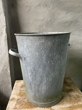 Zinktonne mit Henkel