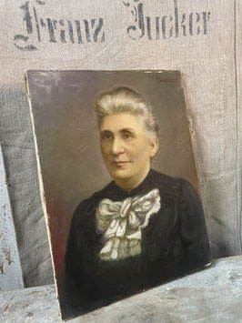 Antikes Damen Portrait gefunden in Frankreich