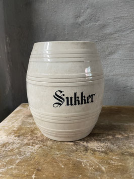 Schöner alter Vorratstopf mit schöner Patina / V & B
