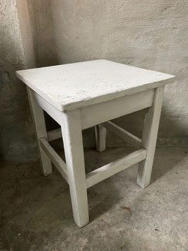 Alter Holz Hocker im orig Lack