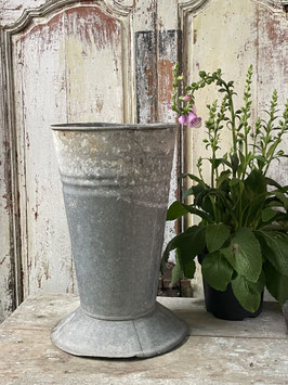 Französische Blumen  Zink Vase