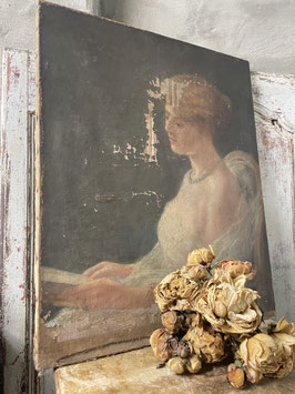 Antikes charmantes Damen Portrait