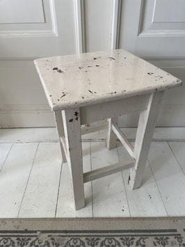 Alters Hoz Hocker im orig. Lack / weiss