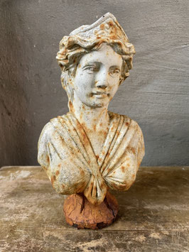 Eisenbüste mit schöne Patina