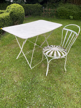 Französischer Garten Tisch in weiß