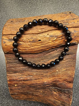 Armband Onyx facettiert