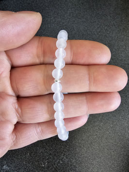 Armband Achat weiss Friedensachat
