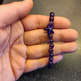 Armband Amethyst Seestern