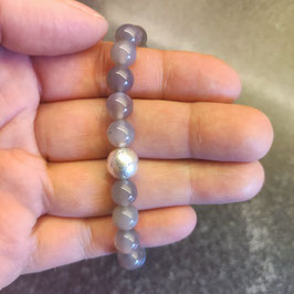 Armband Achat Silber