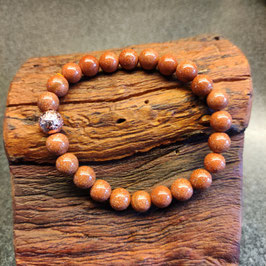Armband Goldfluss und Lava