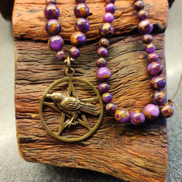 Magicmala Rabe Pentagram