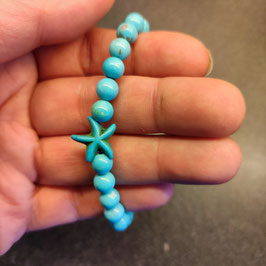 Armband Howlith Seestern