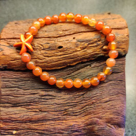 Armband Karneol Seestern
