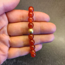 Armband Karneol und Gold