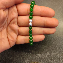 Armband Jade grün Silber