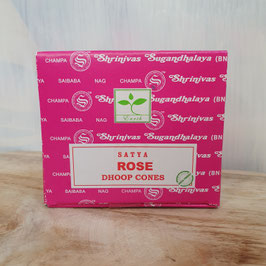 Encens Satya Rose cônes