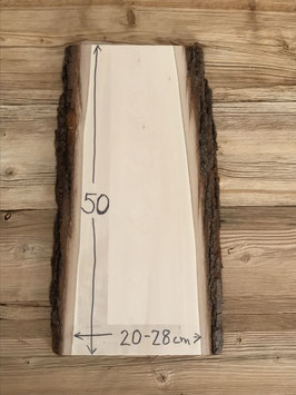 Brett Linde Länge 50cm. Lindenholz Roh, Dicke 18mm