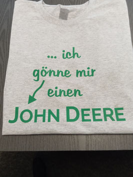 John Deere Shirt mit Beflockung